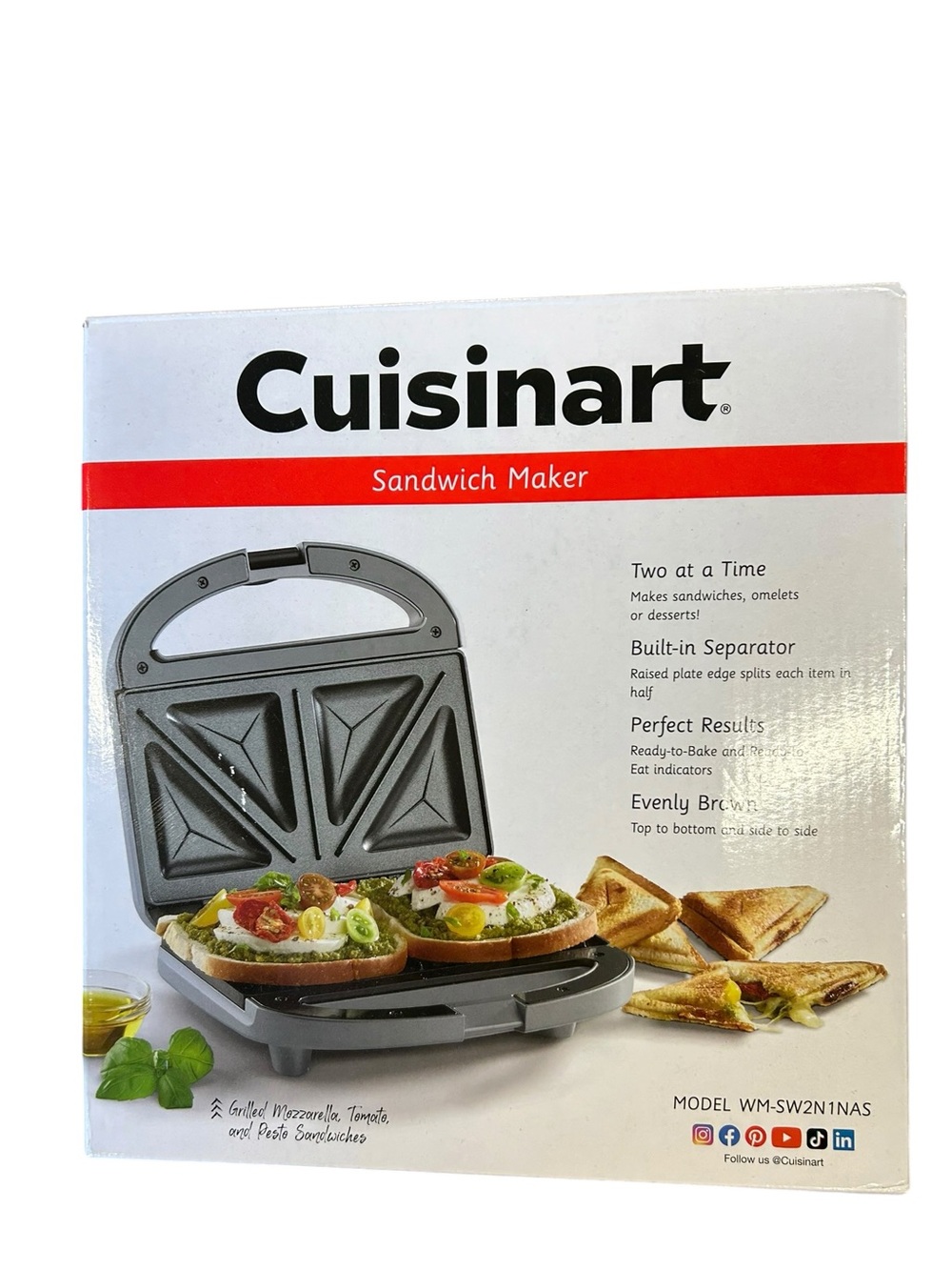 Cuisinart Sandwich Maker NIB